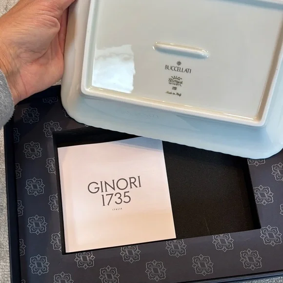 Bucellati by Ginori Tray with Black Gift Boxf - Picture 4 of 4